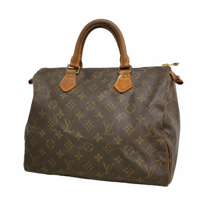 Louis Vuitton Handbag Monogram Speedy 30 Brown