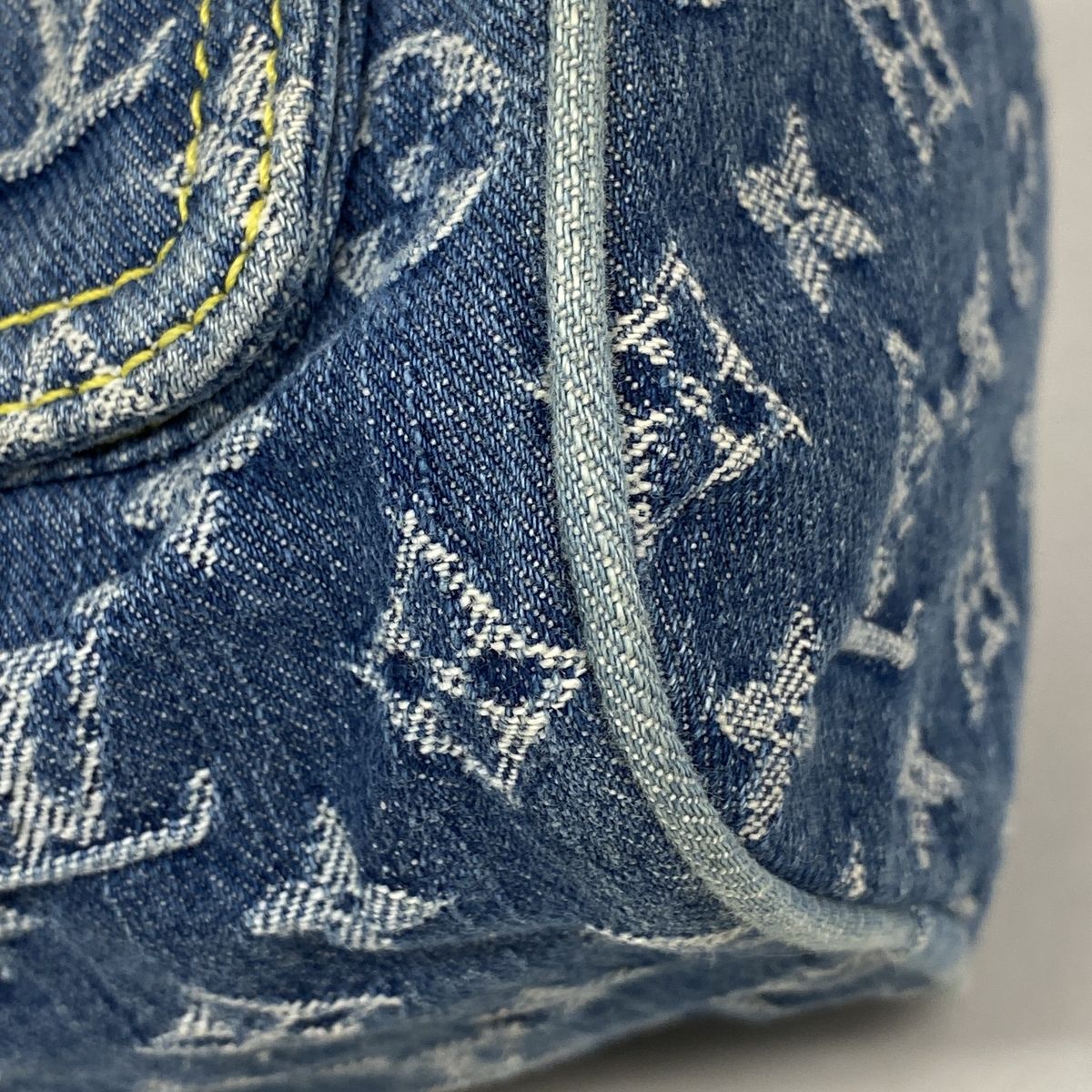 Louis Vuitton Handbag Monogram Denim Neo Speedy Blue — view 6