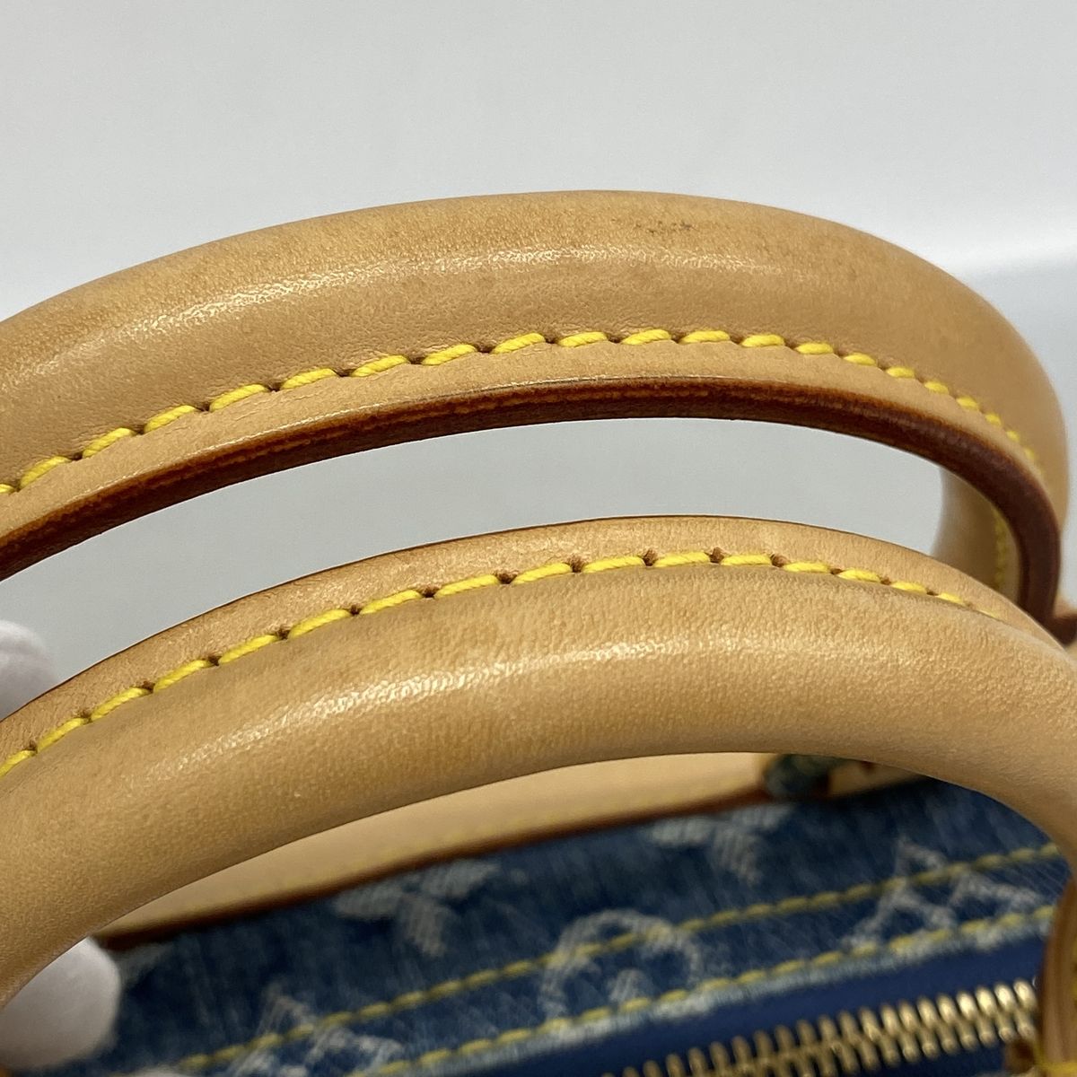 Louis Vuitton Handbag Monogram Denim Neo Speedy Blue — view 8