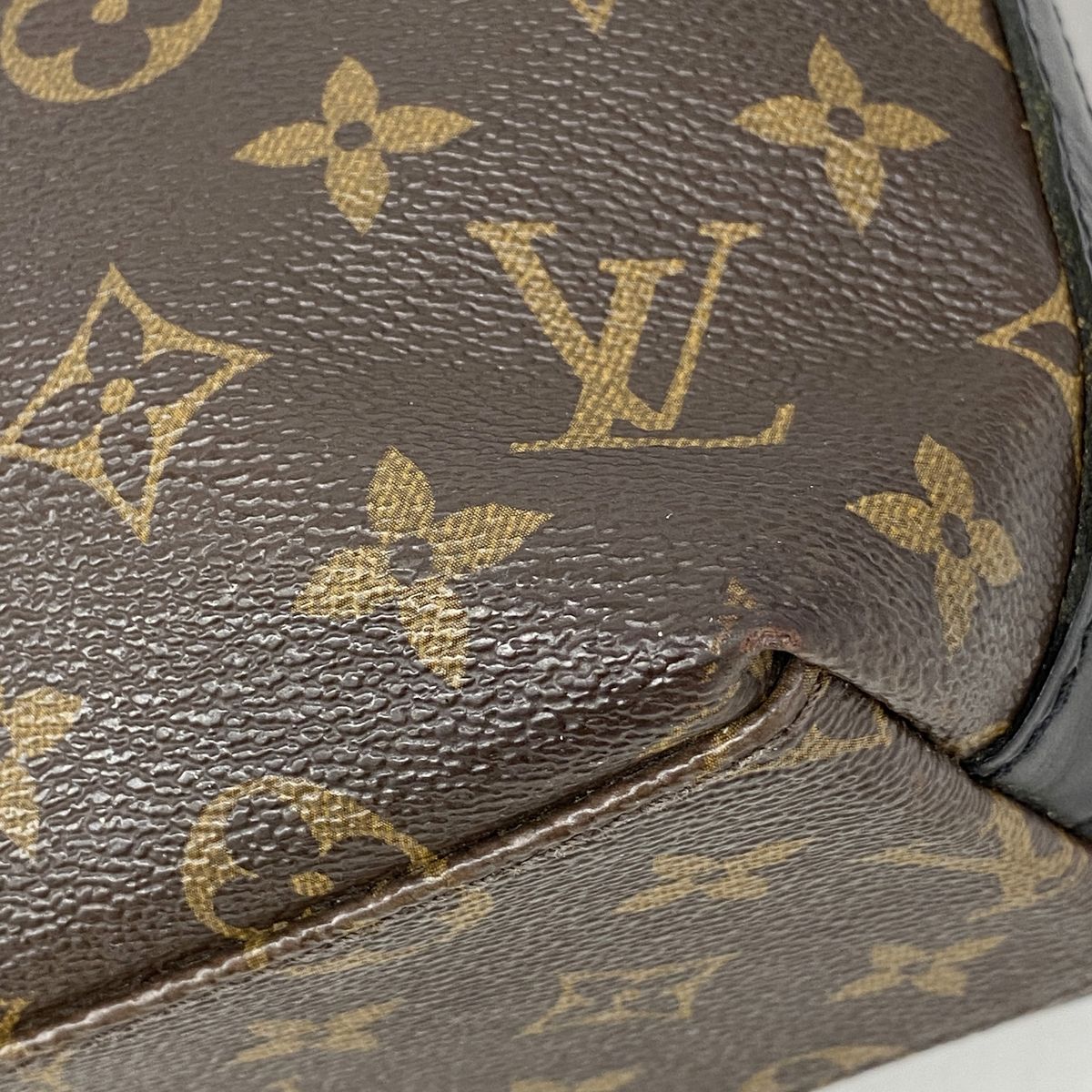 Louis Vuitton Tote Bag Monogram Macassar Kitan Brown Black 2-Way — view 6