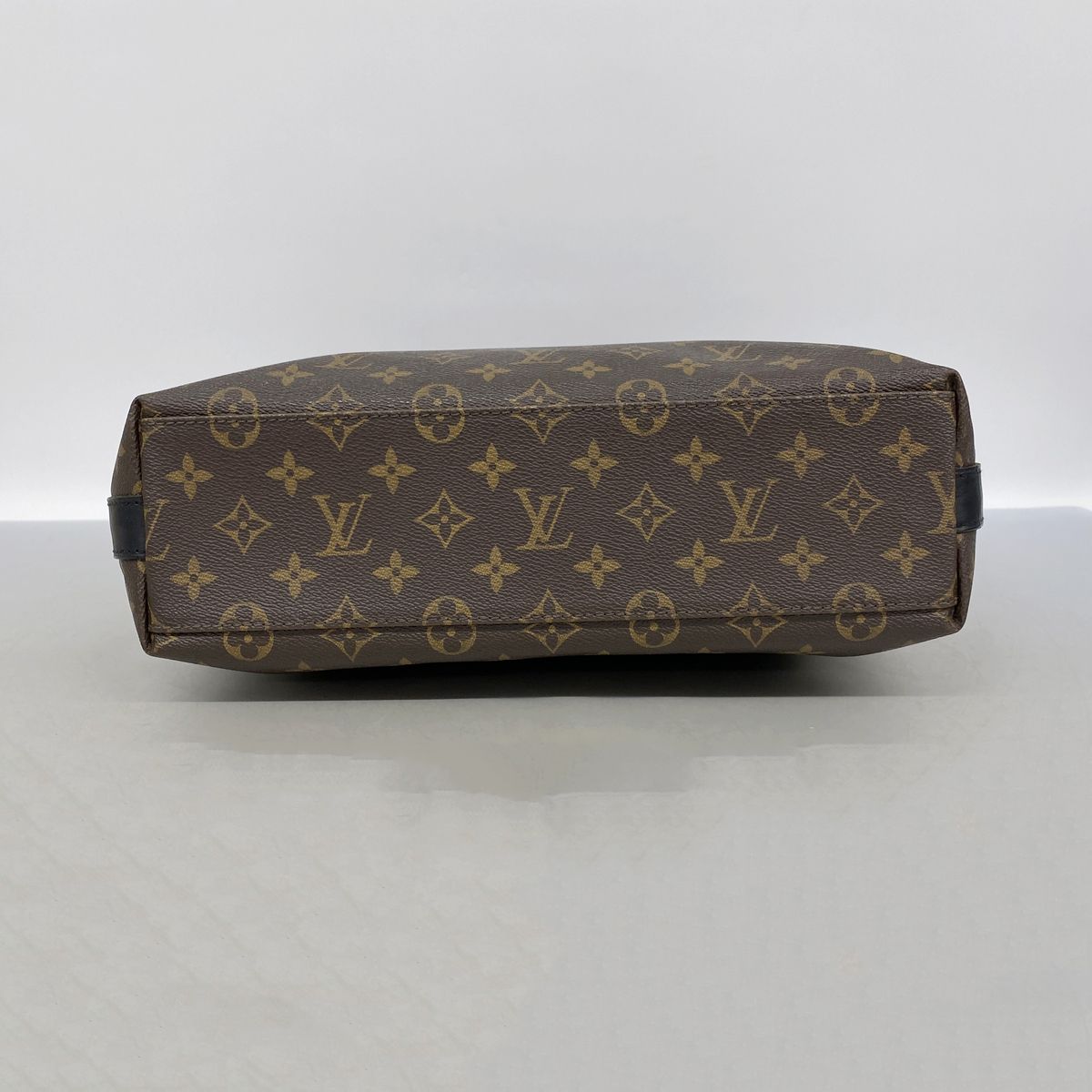 Louis Vuitton Tote Bag Monogram Macassar Kitan Brown Black 2-Way — view 3