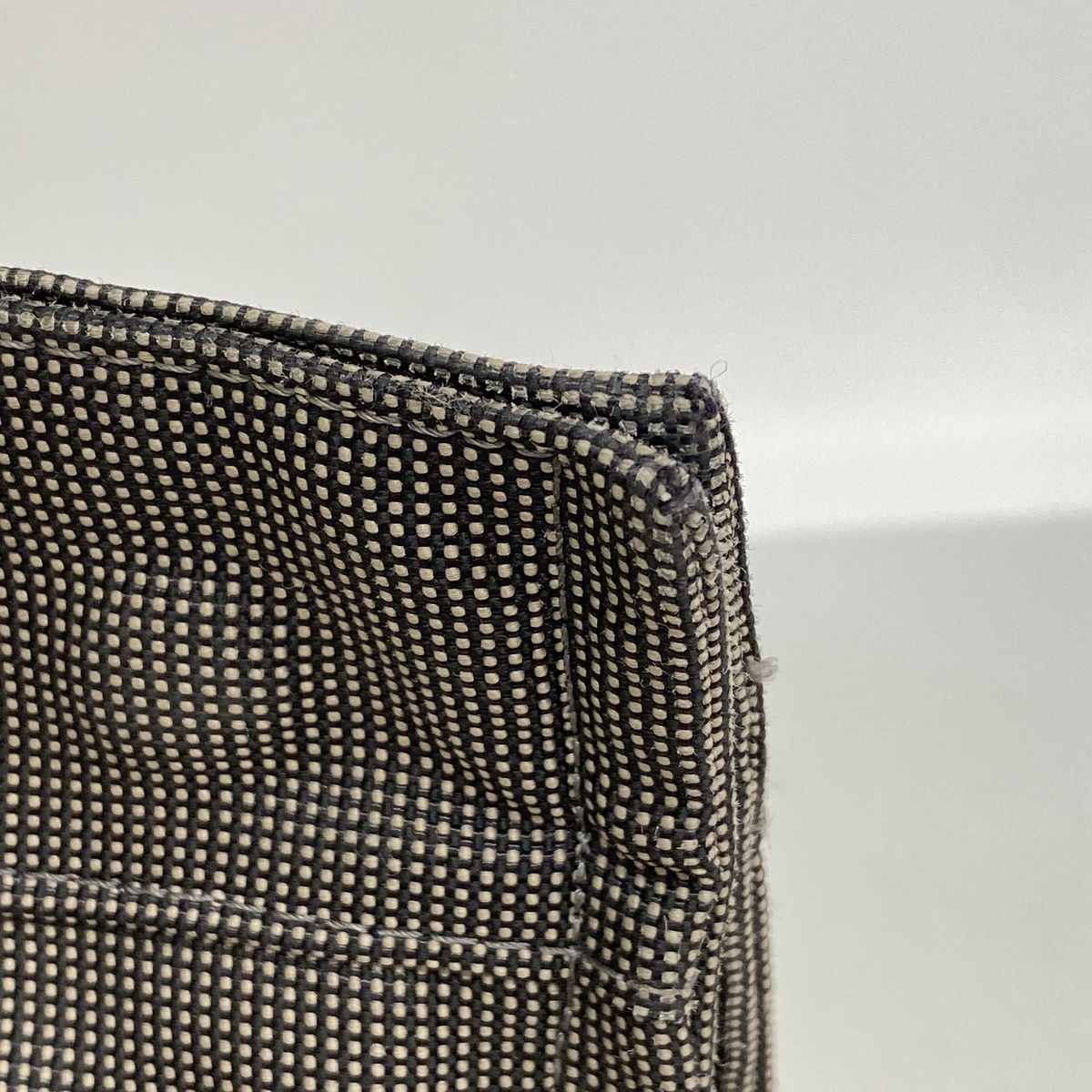 Hermes Tote Bag Herline MM Nylon Gray Silver — view 7