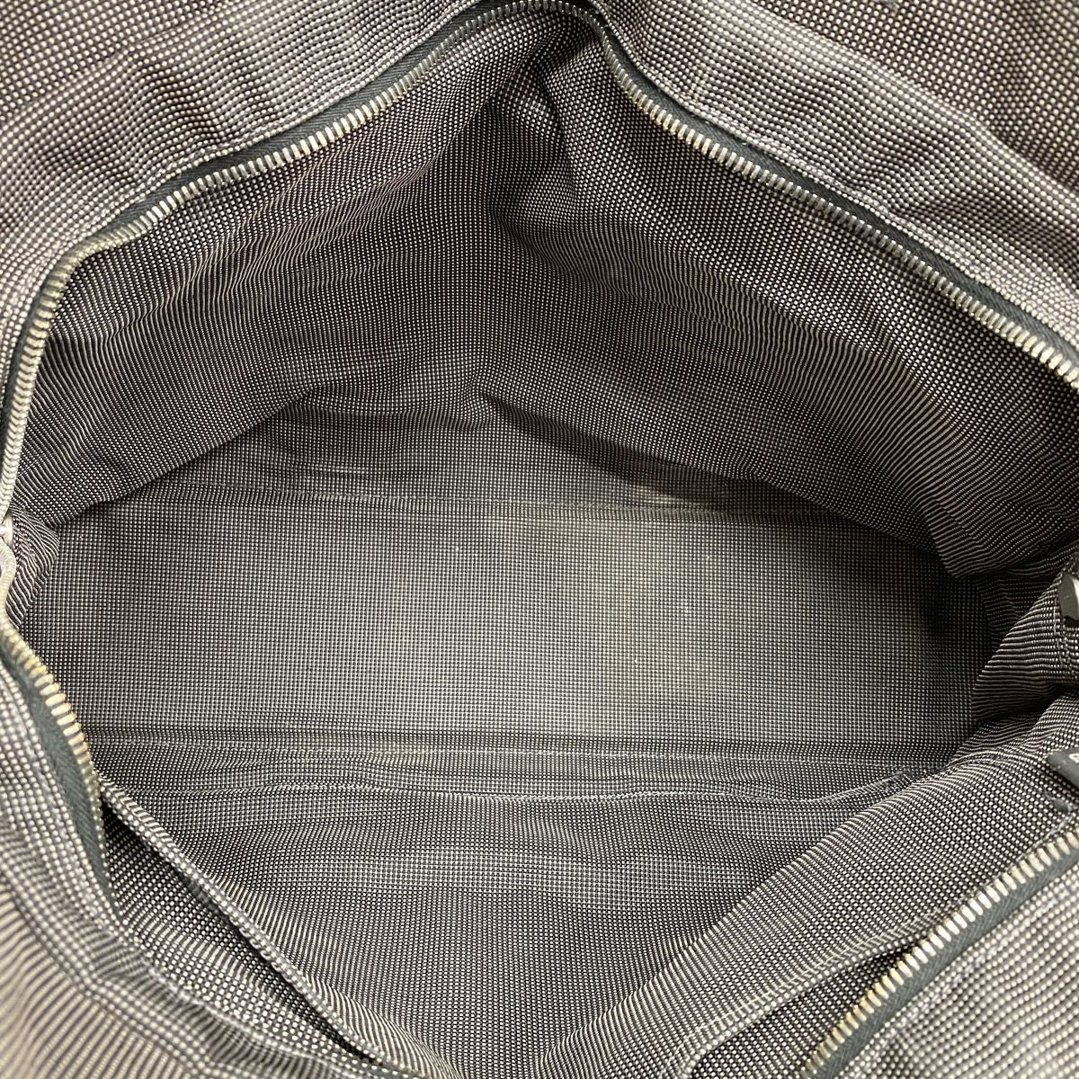 Hermes Tote Bag Herline MM Nylon Gray Silver — view 4