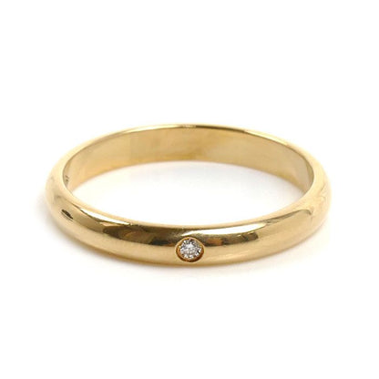 Cartier 18K Yellow Gold 1895 Wedding Ring Diamond — view 3