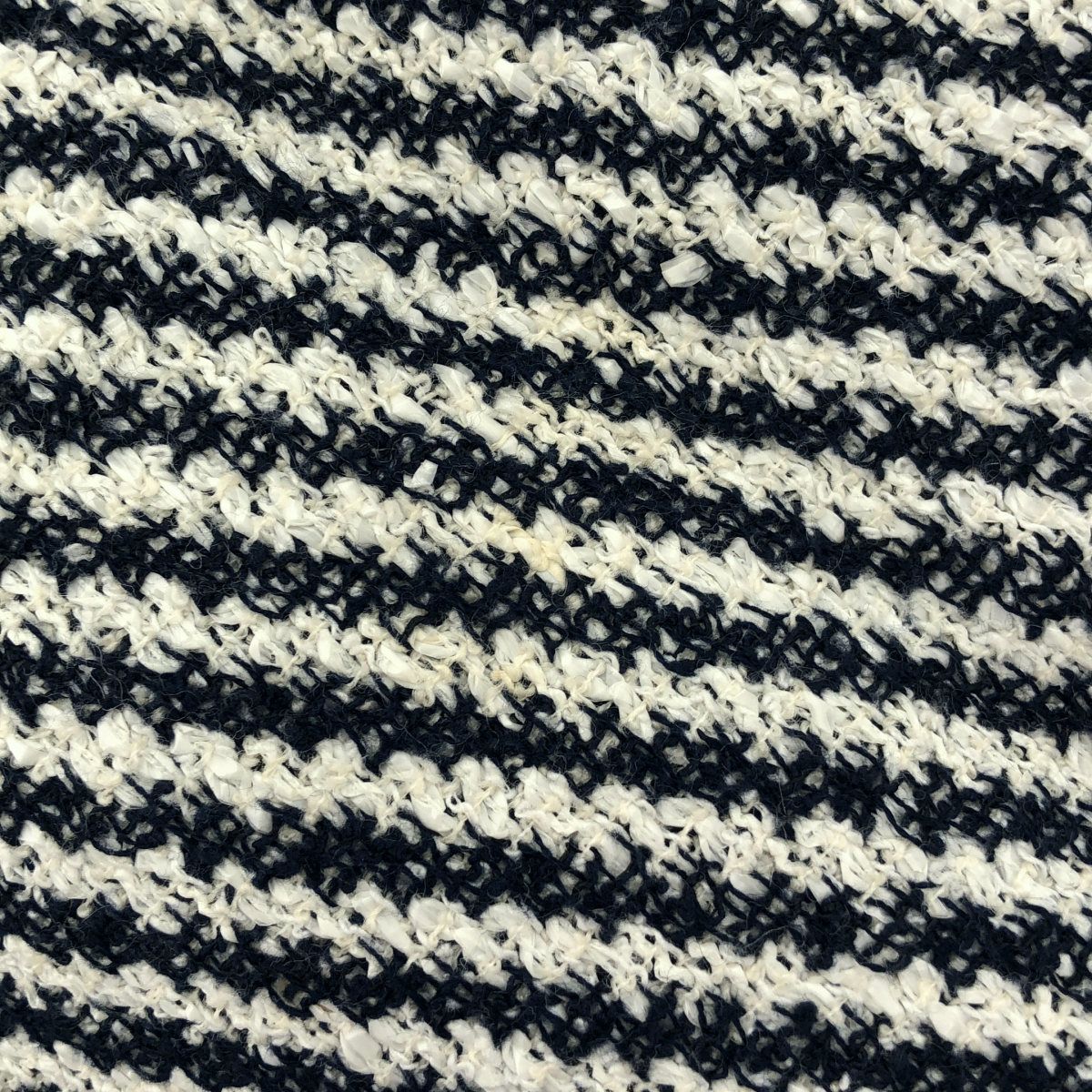 Chanel White Black Tweed Knit Mini Skirt 36 — view 6