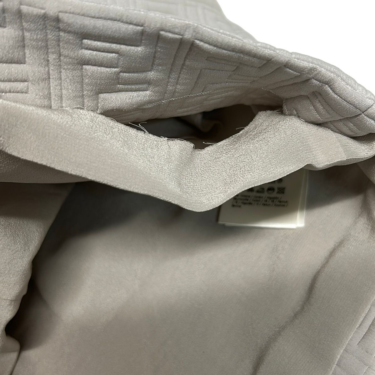 Fendi Mini Skirt M Light Gray 40 — view 6