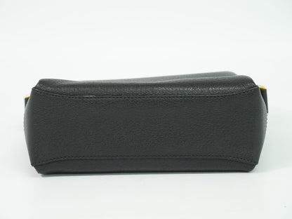 Gucci Bamboo Handbag Leather Black Bag — view 3