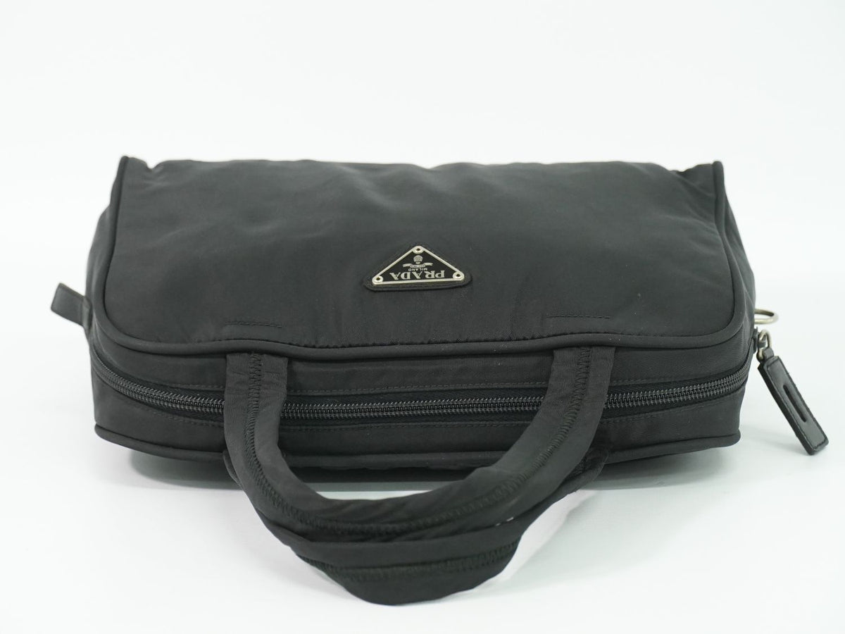 Prada Nylon Handbag Black Bag — view 5