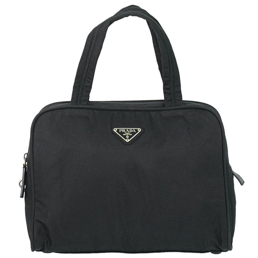 Prada Nylon Handbag Black Bag