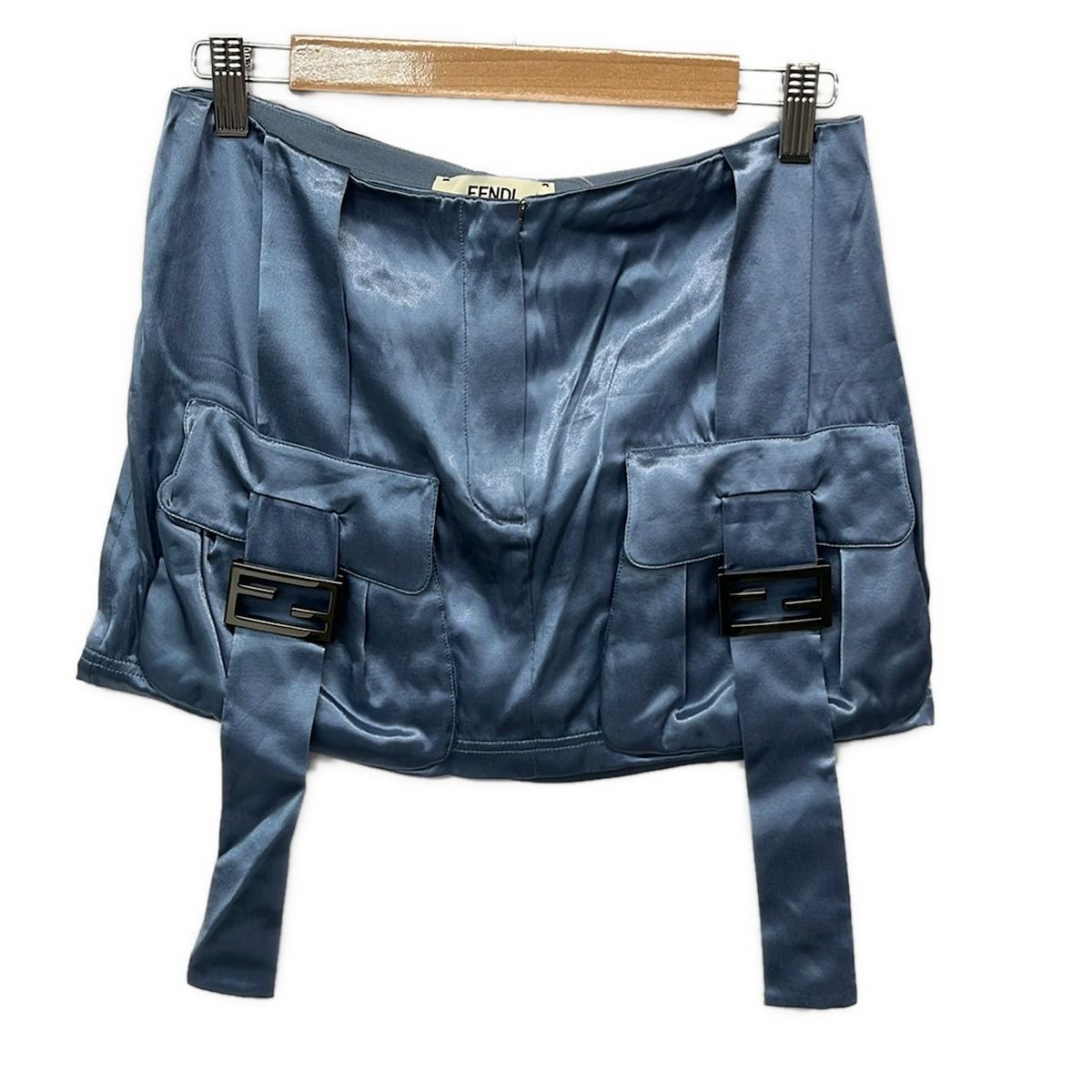 Fendi Mini Skirt M Light Blue 40