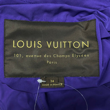 Louis Vuitton Coat S Wqco 14 Pfc Purple Silk 34 — view 3