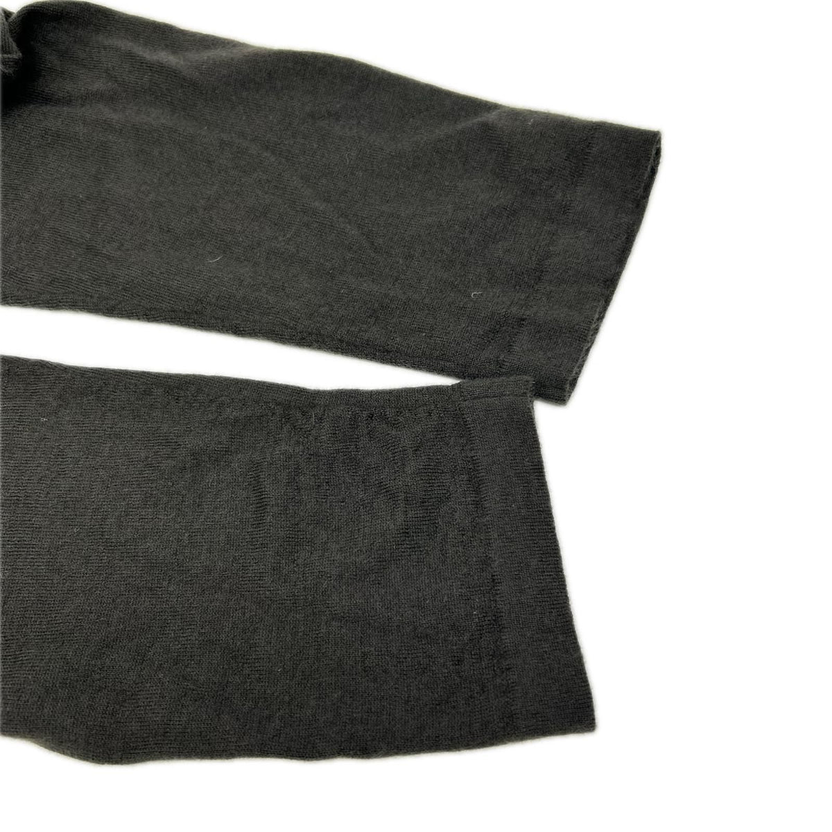 Hermes Charcoal Green Cashmere 100 Layered Knit Sweater — view 6