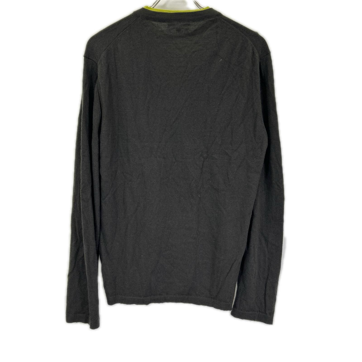 Hermes Charcoal Green Cashmere 100 Layered Knit Sweater — view 2