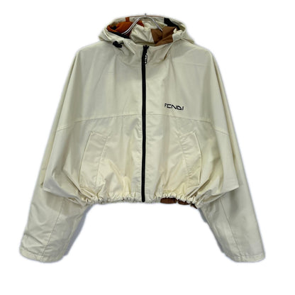 Fendi Beige Ecru Reversible Windbreaker Jacket — view 3