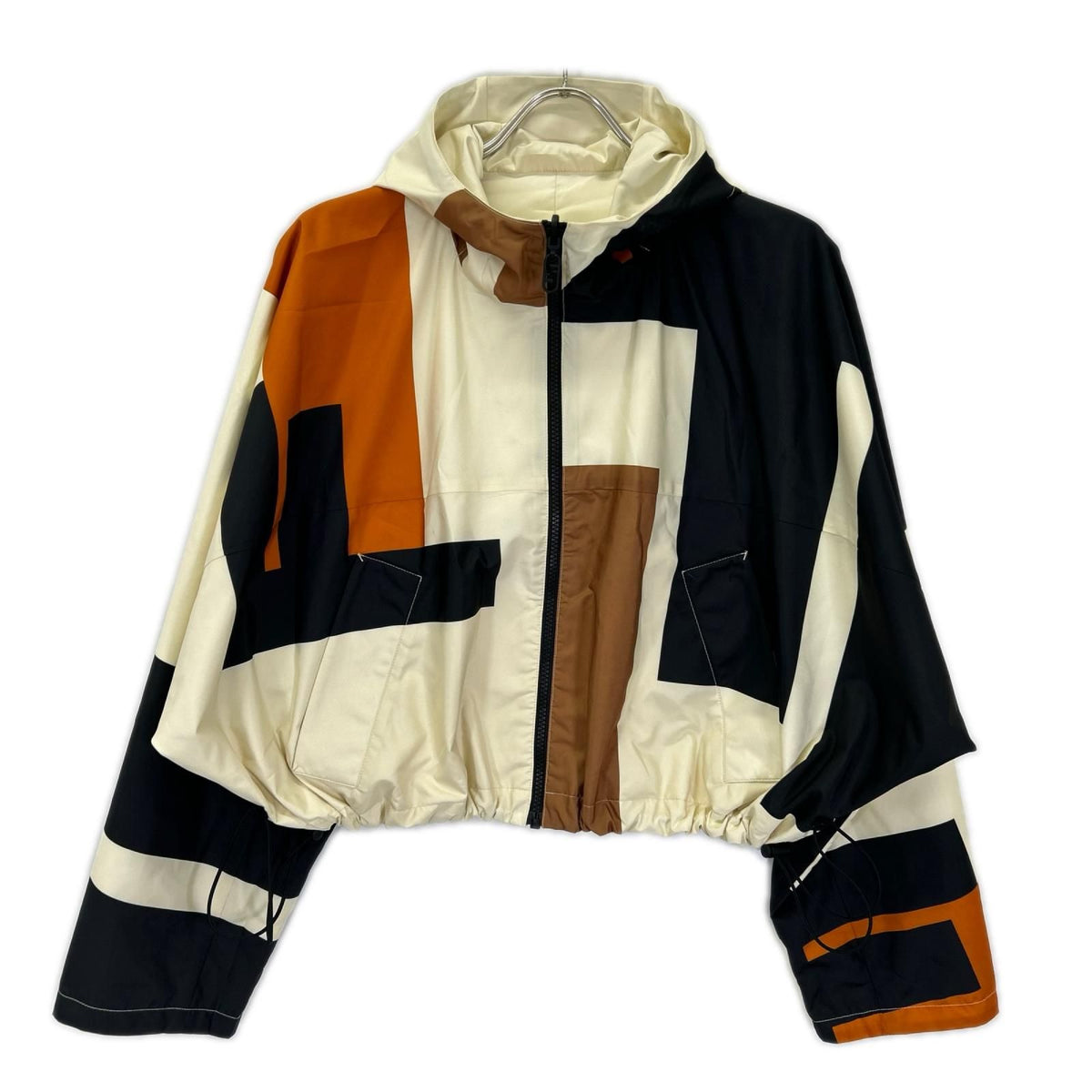 Fendi Beige Ecru Reversible Windbreaker Jacket
