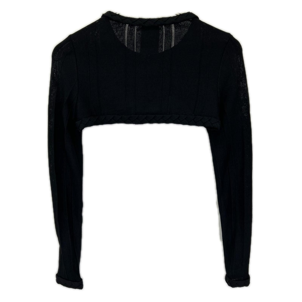 Chanel Black Bolero Cropped Cardigan 34 — view 2
