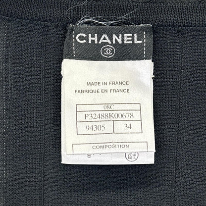 Chanel Black Bolero Cropped Cardigan 34 — view 4