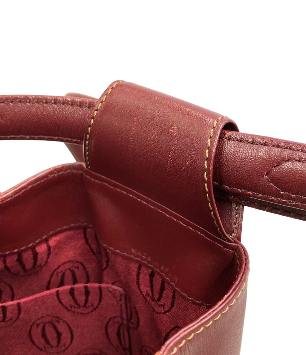 Cartier Must de Cartier Shoulder Bag Drawstring — view 8