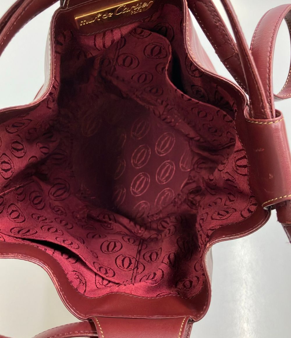 Cartier Must de Cartier Shoulder Bag Drawstring — view 5