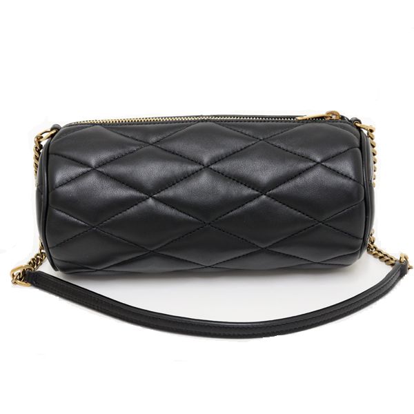 Saint Laurent Sado Mini Tube Chain Shoulder Bag Black — view 3