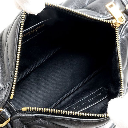 Saint Laurent Sado Mini Tube Chain Shoulder Bag Black — view 4