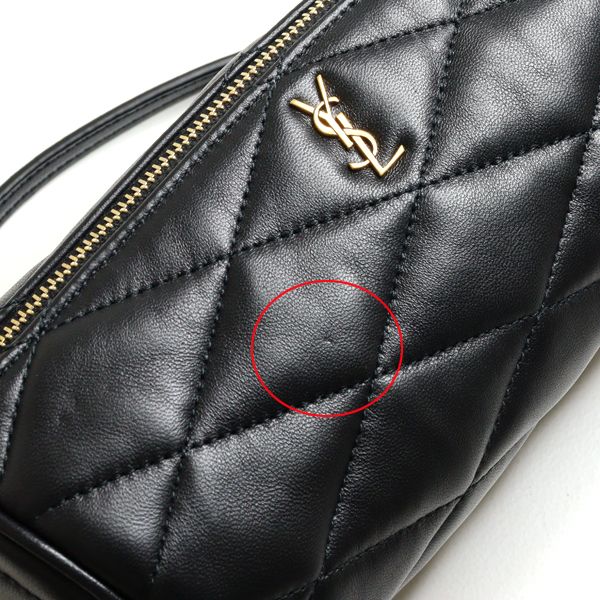 Saint Laurent Sado Mini Tube Chain Shoulder Bag Black — view 5