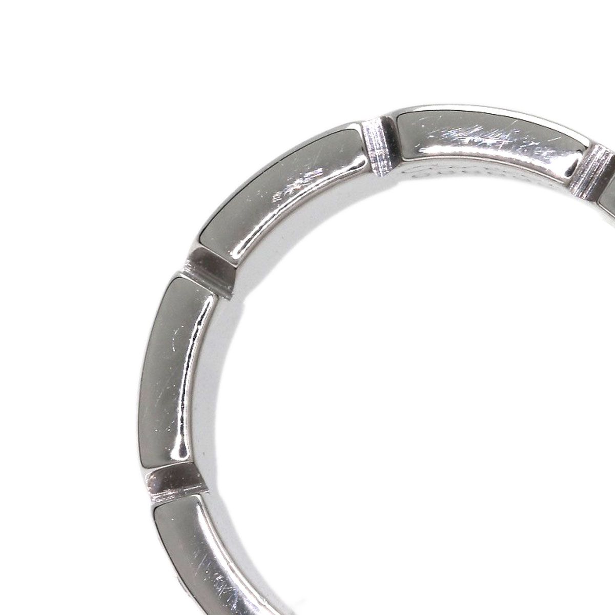 Cartier Tank Francaise Diamond 49 Ring 18K White Gold — view 7