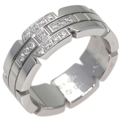 Cartier Tank Francaise Diamond 49 Ring 18K White Gold — view 2