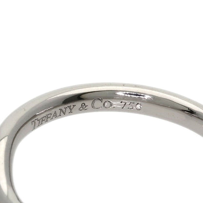 Tiffany & Co Curved Band Diamond Ring 18K White Gold — view 6