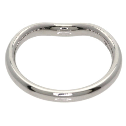 Tiffany & Co Curved Band Diamond Ring 18K White Gold — view 4