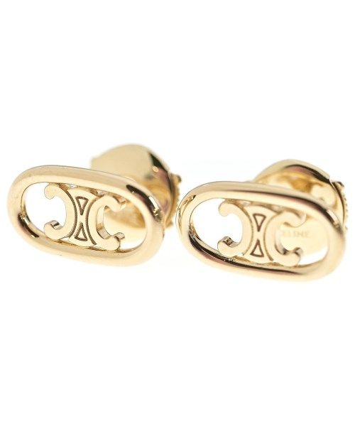 Celine Maillon Triomphe Earrings 18K Yellow Gold New