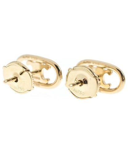 Celine Maillon Triomphe Earrings 18K Yellow Gold New — view 2
