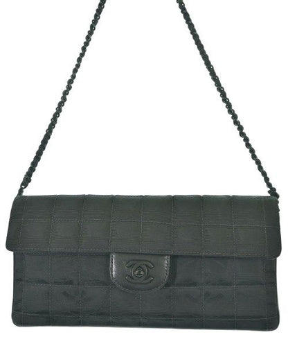 Chanel Choco Bar New Travel Line Chain Shoulder CC Logo Bag
