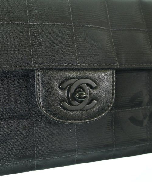 Chanel Choco Bar New Travel Line Chain Shoulder CC Logo Bag — view 8