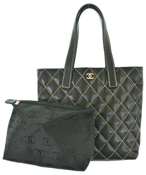 Chanel Wild Stitch Tote Bag CC Logo