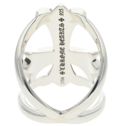 Chrome Hearts Infinity CH Cross Silver Ring — view 2