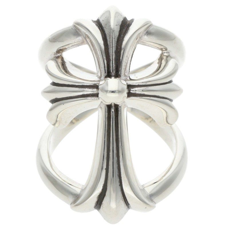 Chrome Hearts Infinity CH Cross Silver Ring