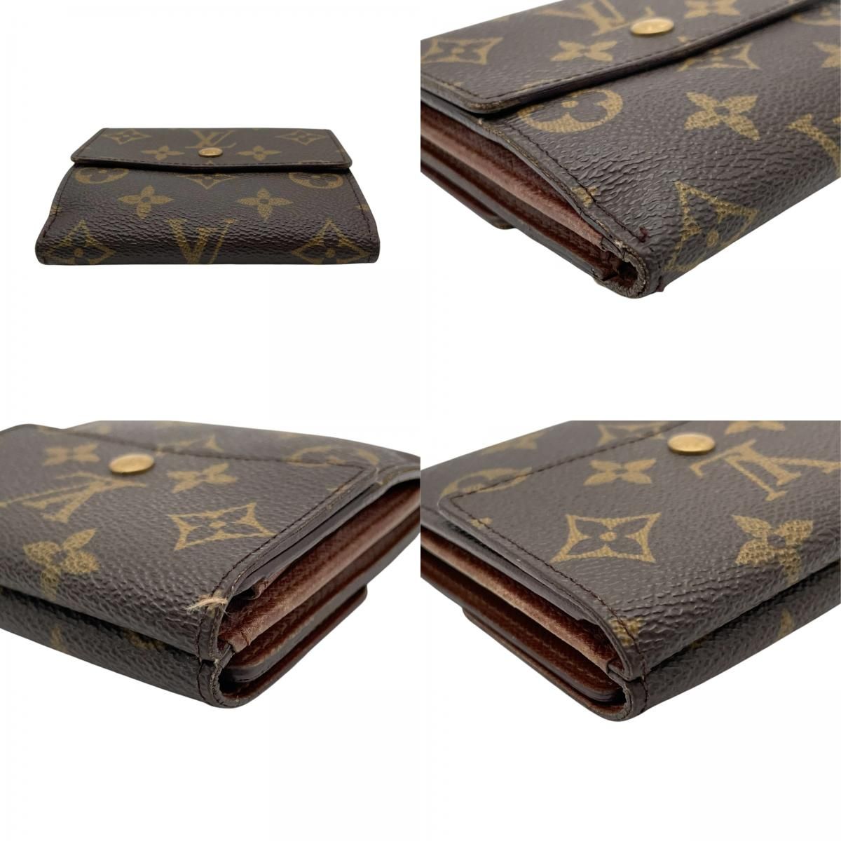 Louis Vuitton Porte Monnaie Billets Cartes Credit Monogram Bifold Wallet Snap — view 7
