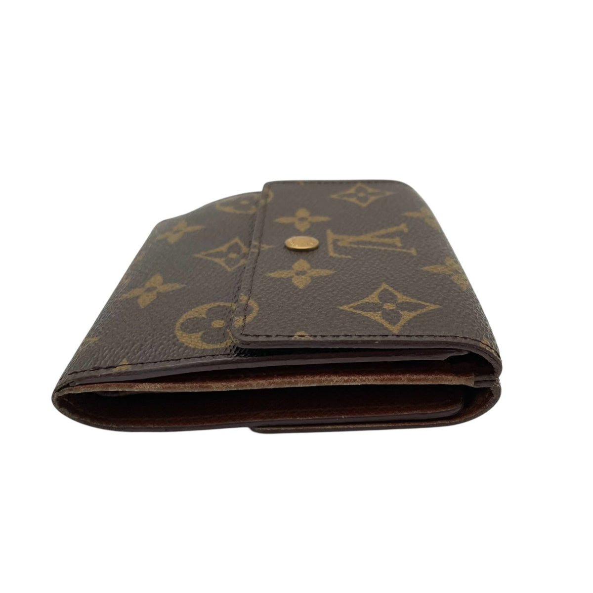 Louis Vuitton Porte Monnaie Billets Cartes Credit Monogram Bifold Wallet Snap — view 4