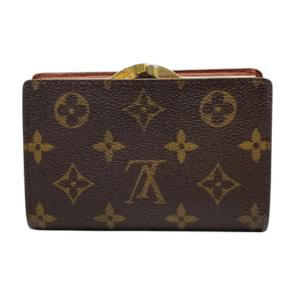 Louis Vuitton Porte Monnaie Billets Monogram Bifold Wallet Kiss Lock Coin Purse — view 3