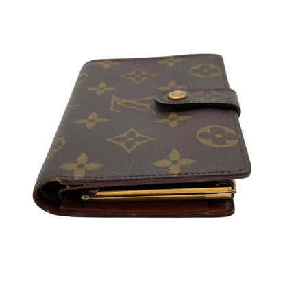 Louis Vuitton Porte Monnaie Billets Monogram Bifold Wallet Kiss Lock Coin Purse — view 4