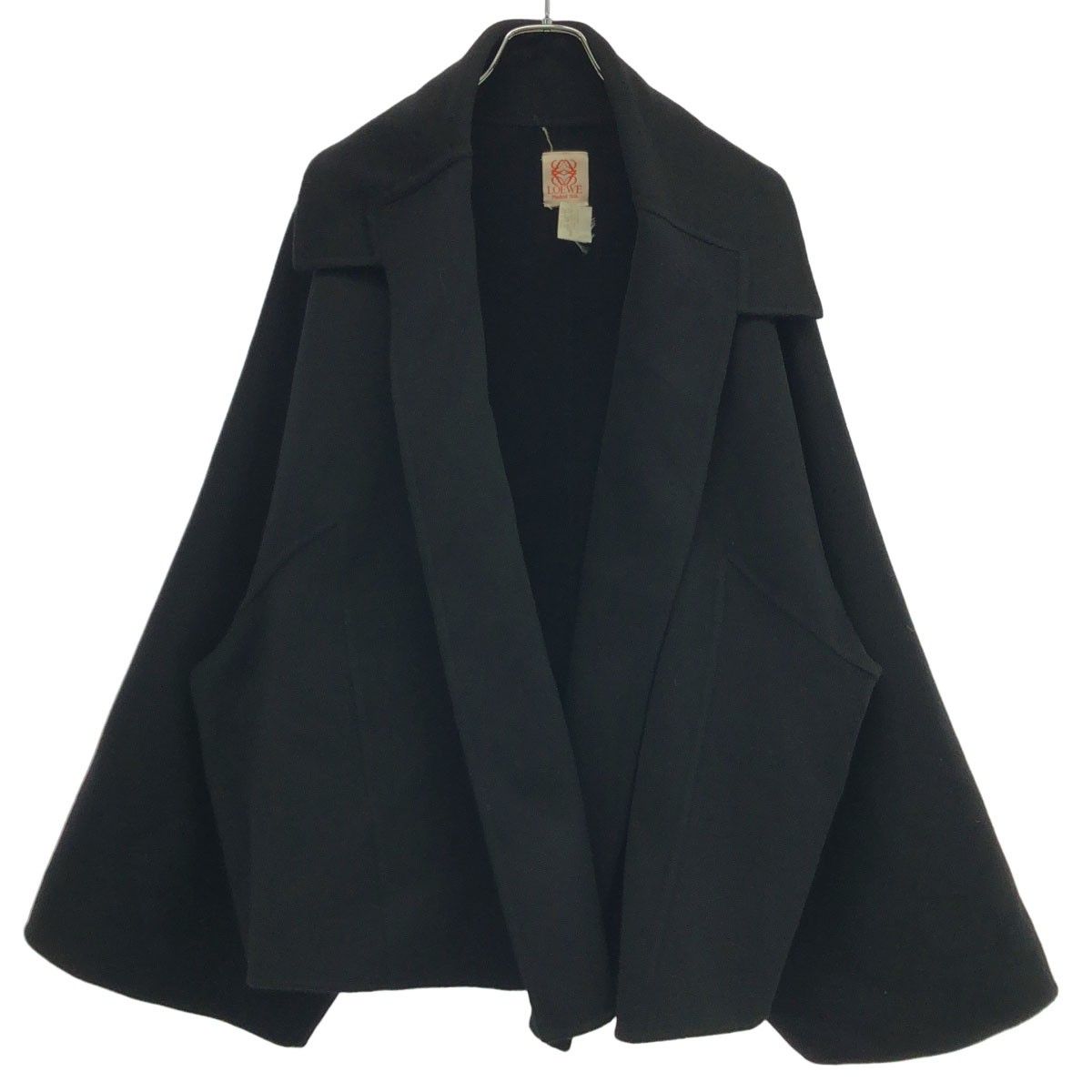 Loewe Vintage Cashmere Overshort Coat Black 40