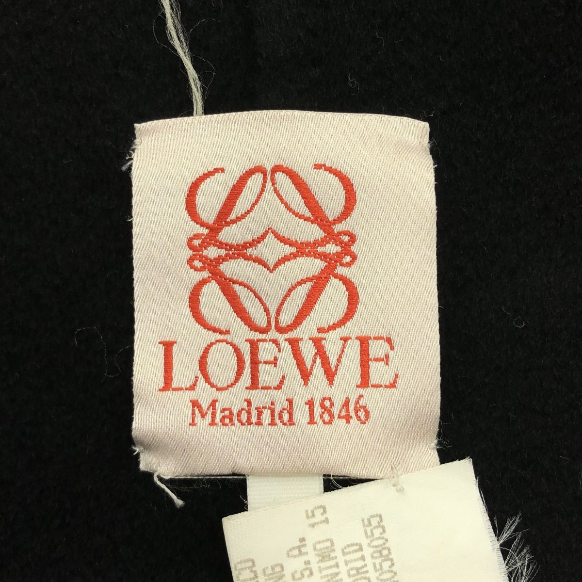 Loewe Vintage Cashmere Overshort Coat Black 40 — view 3