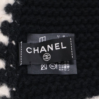 Chanel 23A CC Logo Silk Cashmere Knit Scarf — view 6