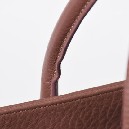 Chanel Executive Tote Bag Large CC Logo Caviar Leather Brown Silver — view 7
