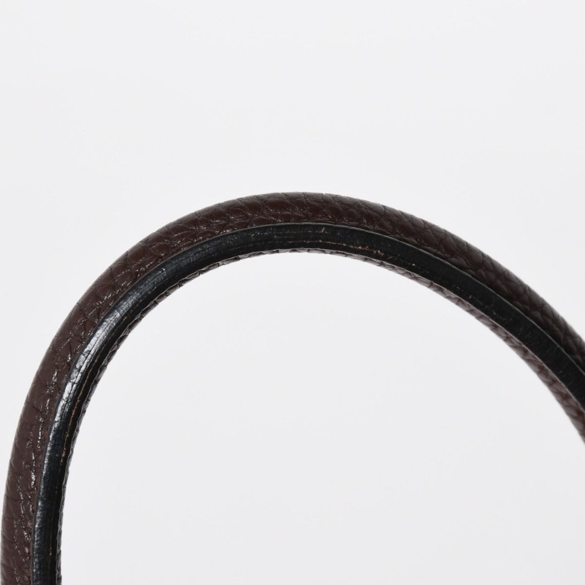 Hermes Haut Courroies 28 Hac 28 Handbag Togo Taurillon Clemence Chocolat Rouge — view 7
