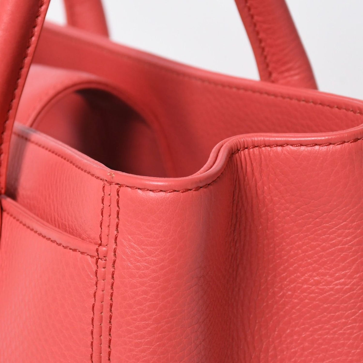 Chanel Executive Tote Bag Small CC Logo Caviar Leather Pink Silver — view 5