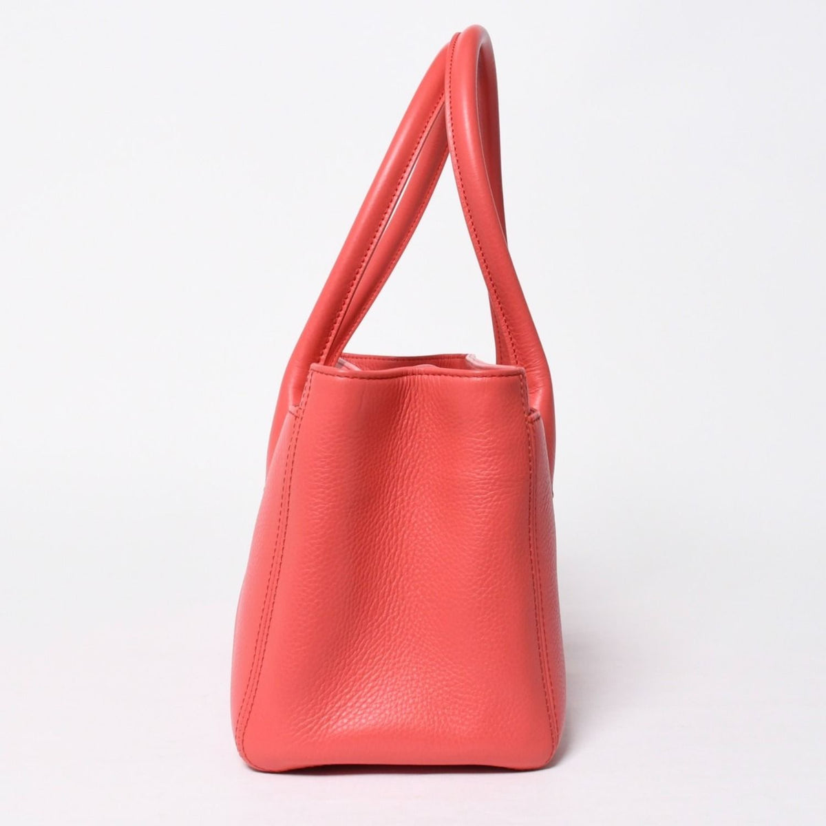 Chanel Executive Tote Bag Small CC Logo Caviar Leather Pink Silver — view 4