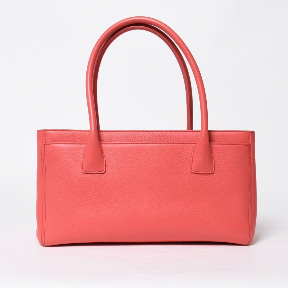 Chanel Executive Tote Bag Small CC Logo Caviar Leather Pink Silver — view 2