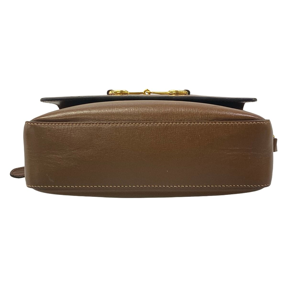 Gucci Shoulder Bag Gucci Horsebit 1955 Small Dark Brown Leather — view 5